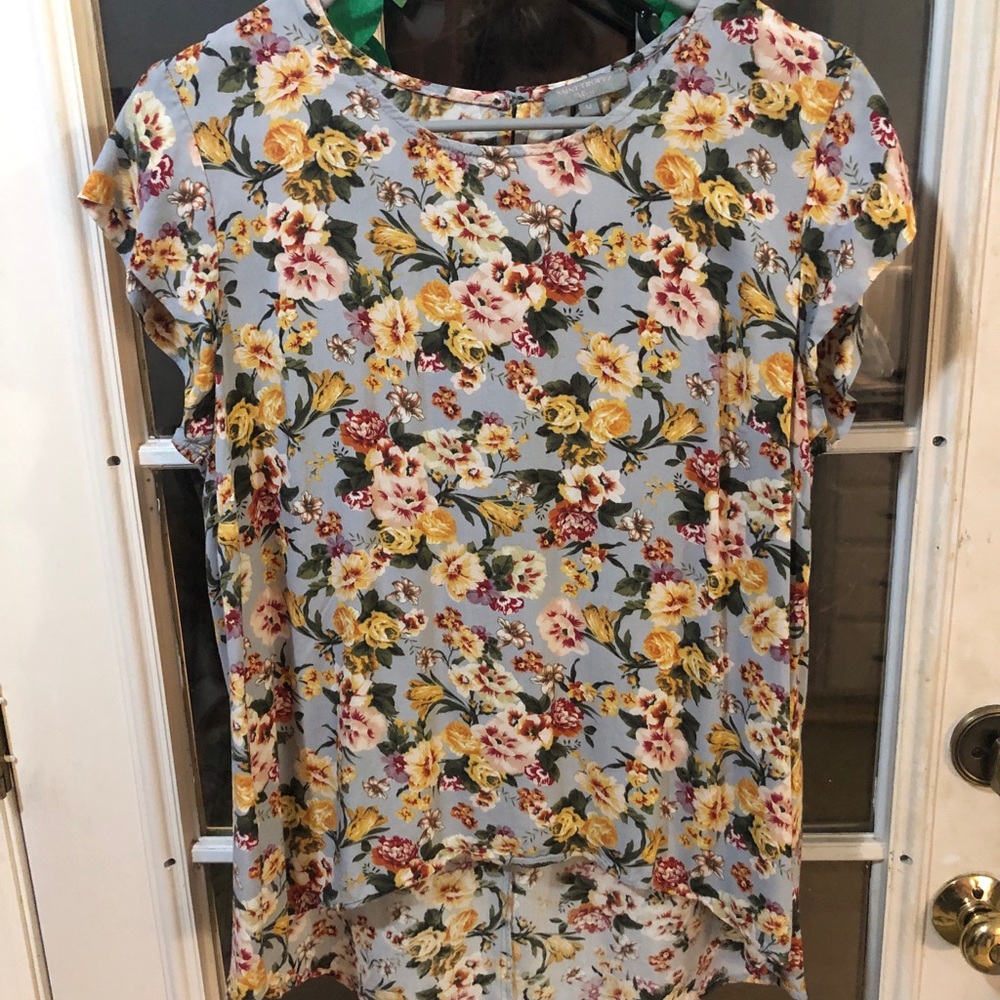 Colorful floral top